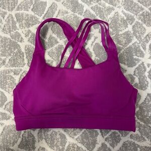 Athleta Perfect Condition Magenta Sports Bra